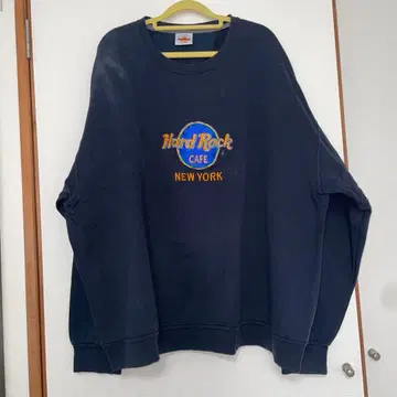 하드 록 CAFE 맨투맨 NEW YORK 블랙