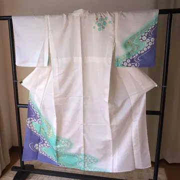 무용 기모노 화이트