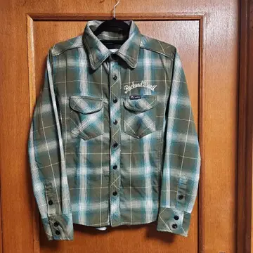 JACK ROSE Luv maison 체크 무늬 긴팔 셔츠