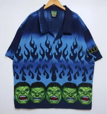 헐크 HULK 마블 코믹 아메리칸 코믹스 반팔 셔츠 L