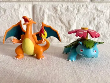 포켓몬 피규어 리자몽 이상해꽃 빨강초록 오마주 세트