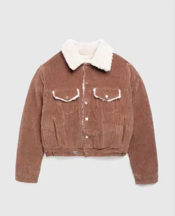 ERL 셰르파 코듀로이 트러커 재킷 브라운