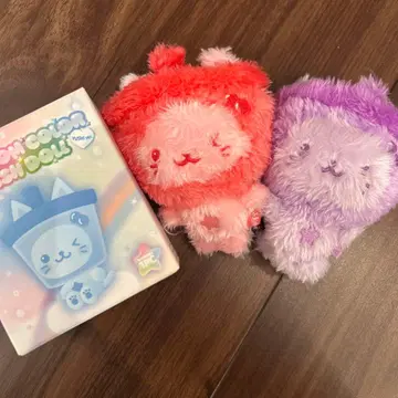 NCT WISH 버블냥 적자색 2개 세트 키링