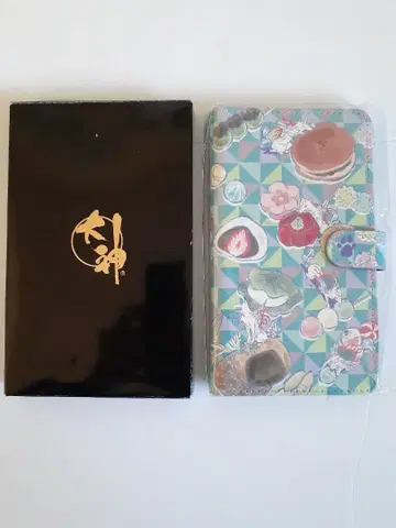 아마테라스 일본풍 패턴 수첩 스마트폰 케이스 게임