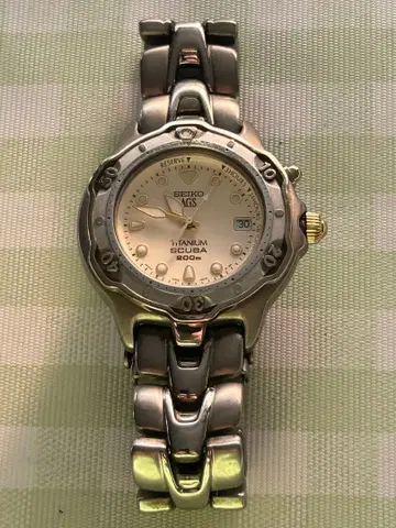 세이코 AGS TITANIUM 자동 태엽 손목시계 티타늄 200m 방수