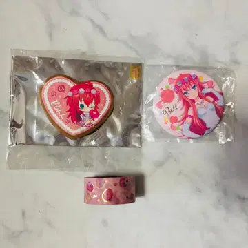 프리즘스톤 대쉬 스토어 캔뱃지 하트캔 마스킹 테이프 렌죠지 베루