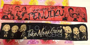 도쿄 리벤저스 팔경사변 머플러 타월 2장 도쿄만회 천축