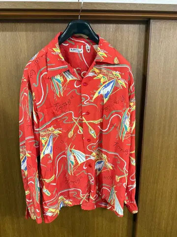 선서프 긴팔 XL sun surf 듀크 카하나모쿠 동양 알로하