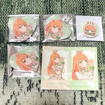 학원 아이돌 마스터 Lady Rabbit 카드 캔뱃지 시운 세이카 6점