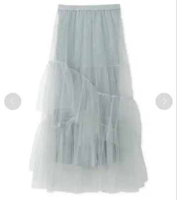 furfur 티어드 샤샤 스커트 민트 그린