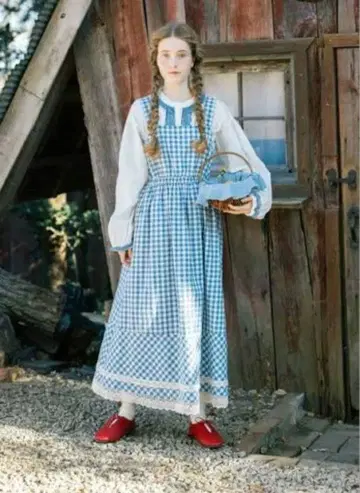 SM2/오즈의 마법사 깅엄 체크 원피스 블루