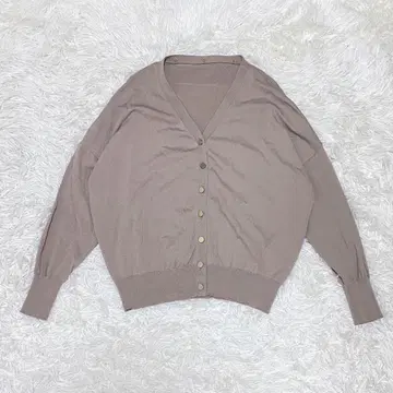 Diagram 여성용 긴팔 가디건 S 골드 버튼 레이온 상의