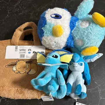 포켓몬 봉제 인형 팽도리 글레이시아 이브이 샤미드