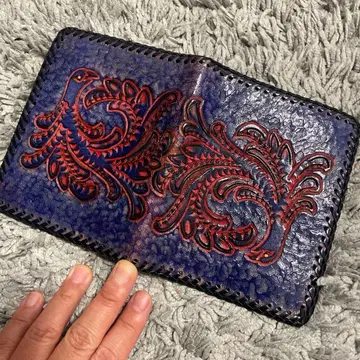 [ 미사용 ] 카빙 반지갑