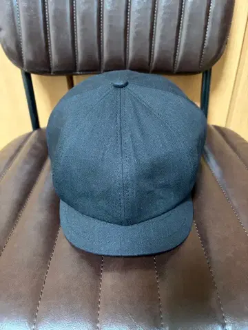 슬림 리프트 뉴스보이 헌팅 캡 (블랙 DENIM)