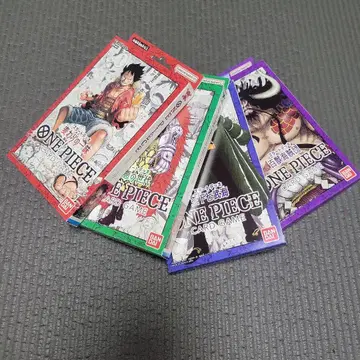 원피스 카드 게임 스타트 덱 4점 세트