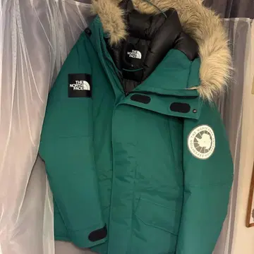 THE NORTH FACE 고어텍스 다운 자켓 터콰이즈