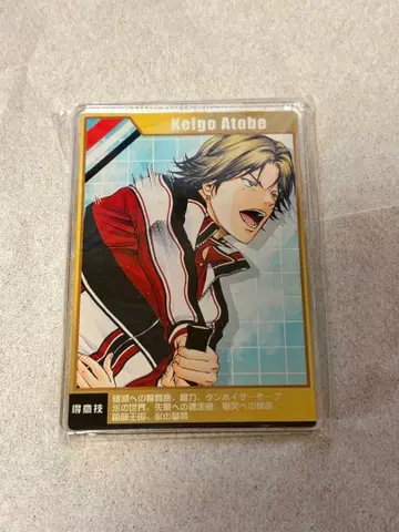 아토베 케이고 스탯 카드 테니스의 왕자님 테니프리
