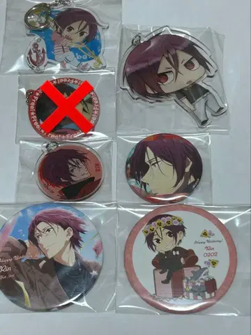 free! 마츠오카 린 캔뱃지, 아크릴 키링