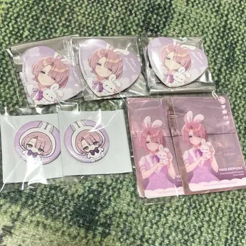 학원 아이돌 마스터 학마스 gigo 마오 하트 캔뱃지 카드 미니