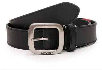 Levi's 블랙 가죽 벨트