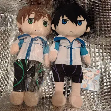 Free! 하이스피드 타치바나 마코토 나나세 하루카 봉제 인형 부스누이