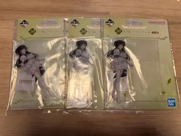 아이돌 마스터 샤이니 컬러즈 마유즈미 후유코 아크릴 스탠드상 3개 세트