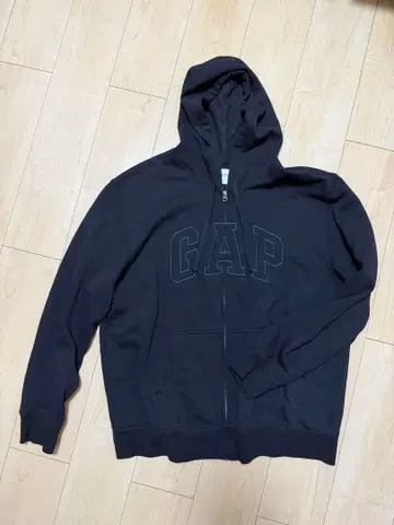 GAP 블랙 집업 후드티