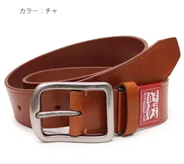 Levi's 가죽 벨트 브라운