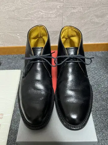 리걸 처카 부츠 주름 가죽 24cm