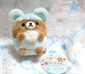 2019년 리락쿠마 설날 봉제 인형 차이로이코구마 쥐 마스코트