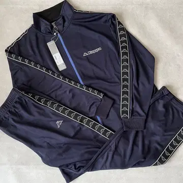 카파 여성용 3L 저리 상하의 세트 네이비 사이드 로고 빅 사이즈