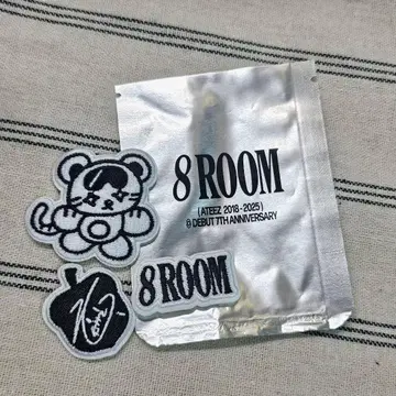 ATEEZ 8 ROOM 홍중 다리미 패치