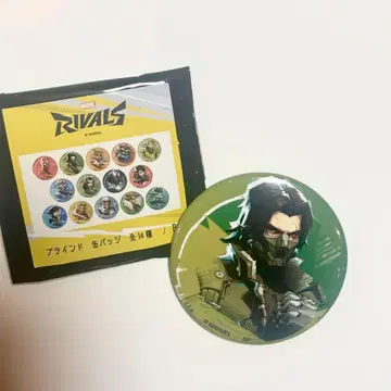 마블 라이벌즈 윈터 솔저 캔뱃지 버키