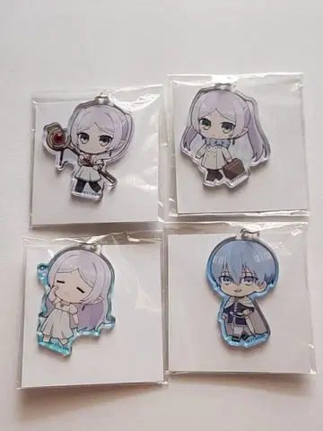 장송의 프리렌 프리렌 힘멜 테쿠토코 아크릴 키링 4개 세트