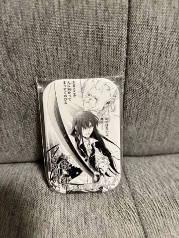 d.gray-man 칸다 유우 스퀘어 캔뱃지 점프 50주년 D.그레이맨