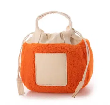 미사용 어스메이드 보아 토트백 핸드백 천연 가죽 가죽 복조리백