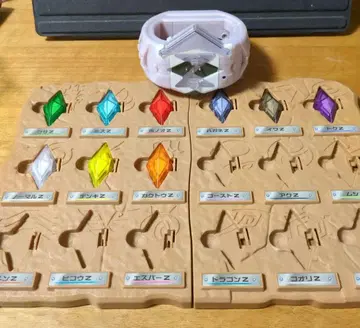 포켓몬 Z링 Z크리스탈 9개 컬렉션 보드 세트