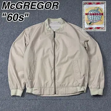 60s 프랑스제 McGREGOR 블루종 지구본 택 맥레거 레어