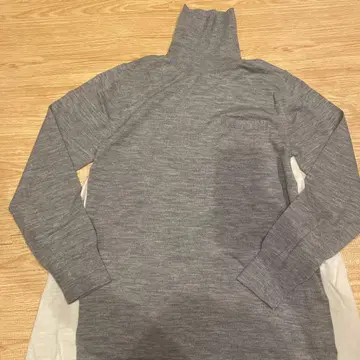 sacai 사카이 그레이 니트 원피스 레이스