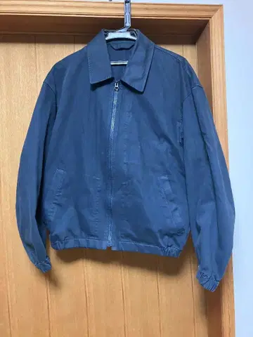 유니클로 U 집업 블루종