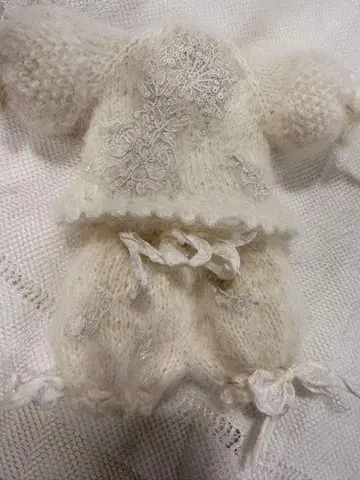 브라이스 outfit 의류 2점 세트 앤티크 프랑스 레이스