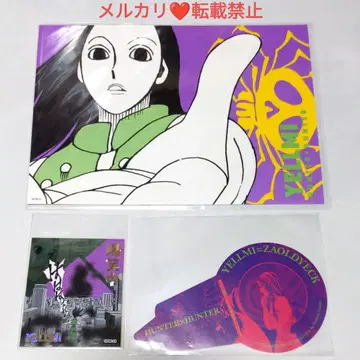 HUNTER x HUNTER 아트 카드 스티커 컷 카드 3점