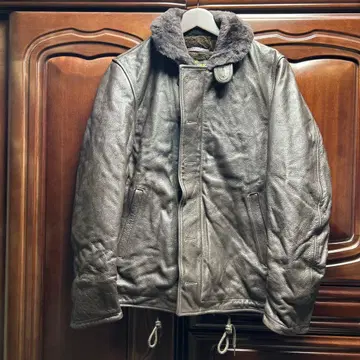 HOUSTON 휴스턴 가죽 N-1 덱 자켓