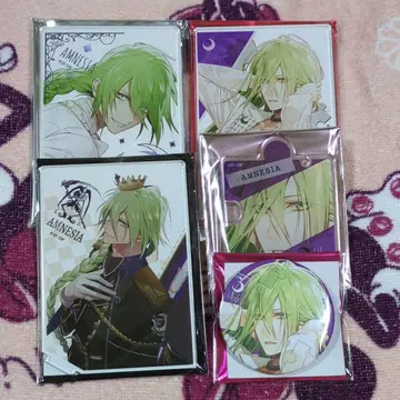 AMNESIA 아무네시아 우쿄 오토스토 발렌타인 아크링 키링 캔뱃지