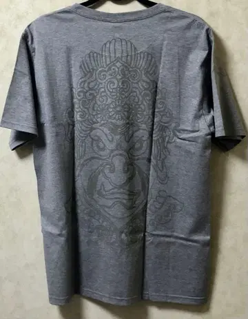 교토 풍천당 T셔츠 그레이 XL KYOTO FUTENDO