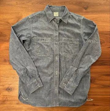 orSlow 오어슬로우 샴브레이 워크 셔츠 사이즈 2 데님 셔츠