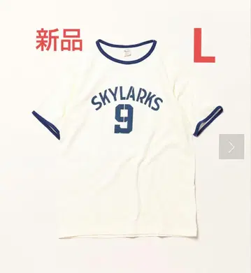 WAREHOUSE 링거 T셔츠 넘버링 더블 웍스 일본제