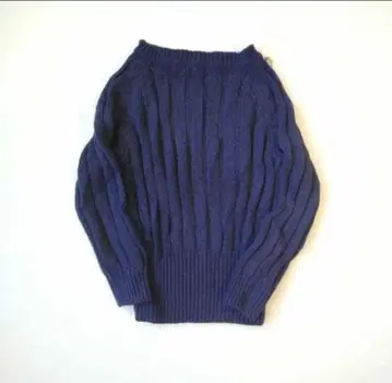 미사용 새상품 니콜슨 앤 니콜슨 CRYSTAL 니트 긴팔