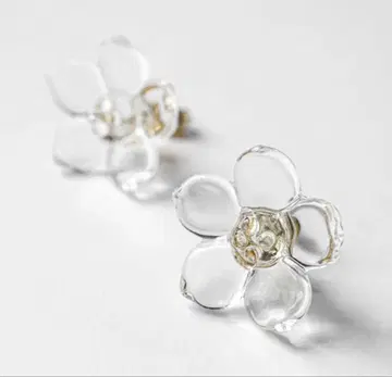 HARIO 귀걸이 플라워 | 하리오 유리